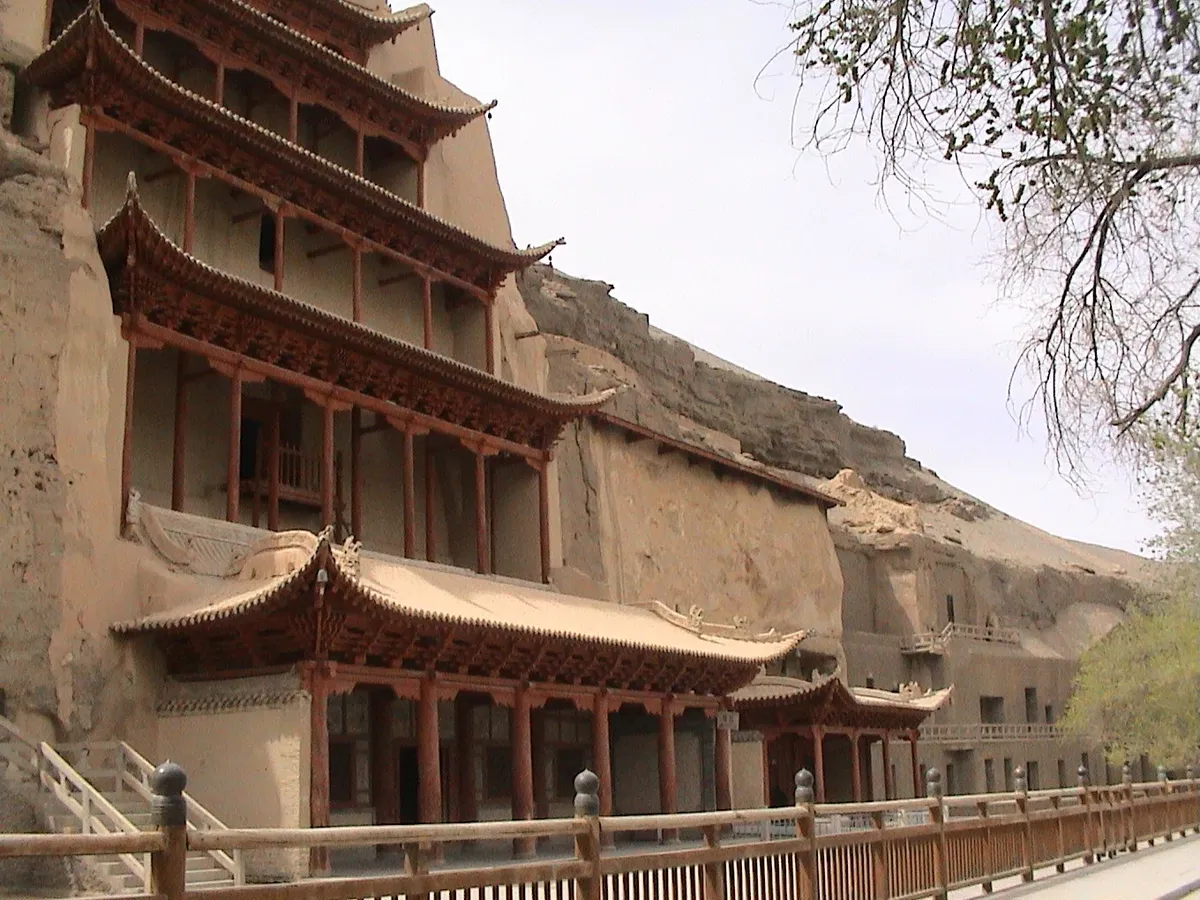 Mogao Caves at Dunhuang, Gansu &mdash; the greatest surviving body of Tang-dynasty art